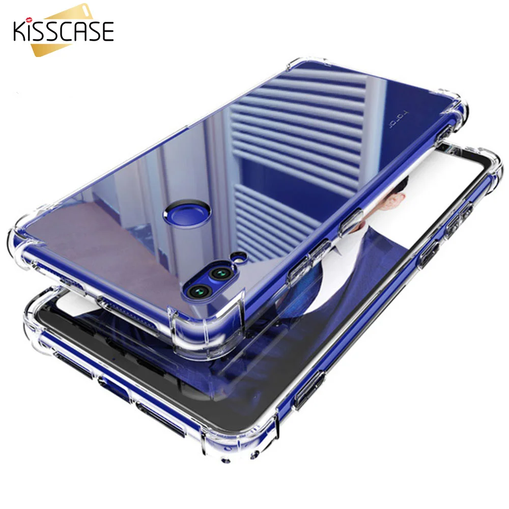 Ударопрочный чехол KISSCASE для телефона Huawei Mate 20 P30 Lite Pro Honor 8X 10 Nova 4 3 Y9 2019 прозрачные