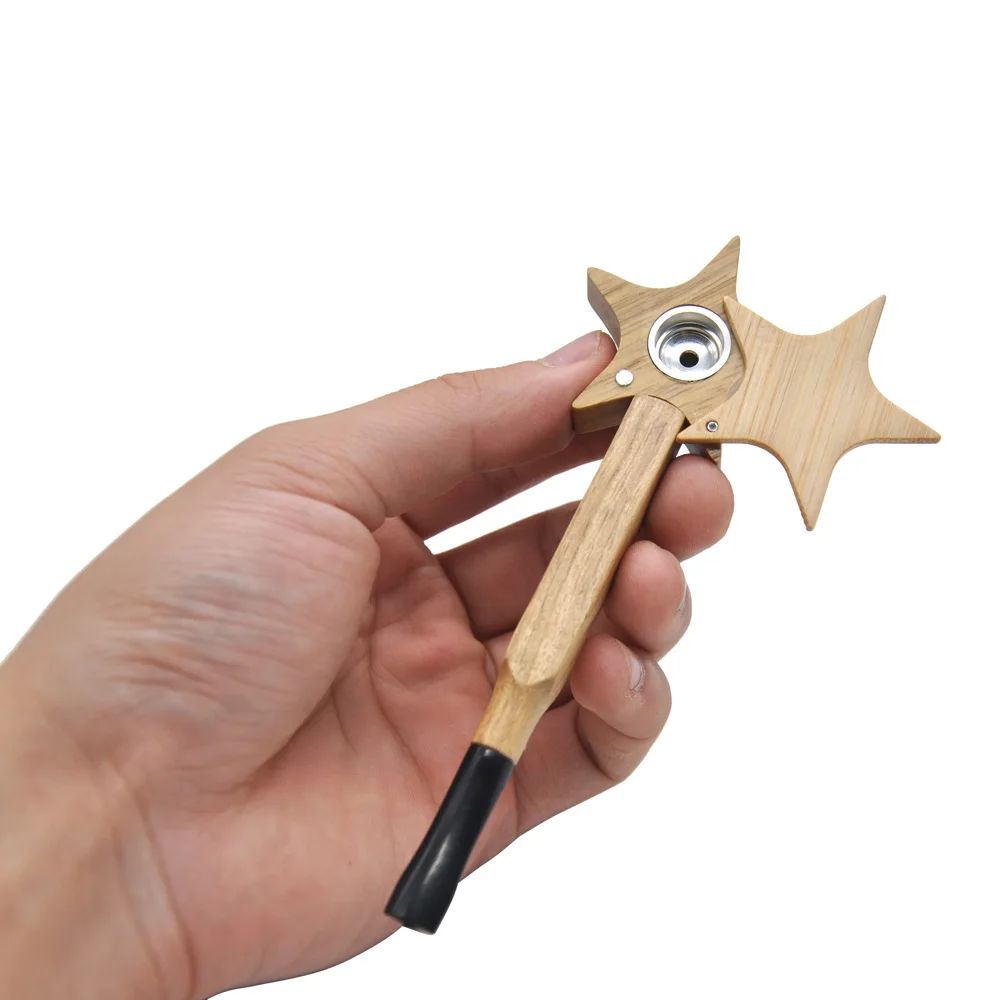 Newly Arrived Creative Pentagram shape Smoking Pipe Wooden Smoking Pipe Portable Tobacco Herb Pipes
Newly Arrived Creative Pentagram shape Smoking Pipe Wooden Smoking Pipe Portable Tobacco Herb Pipes