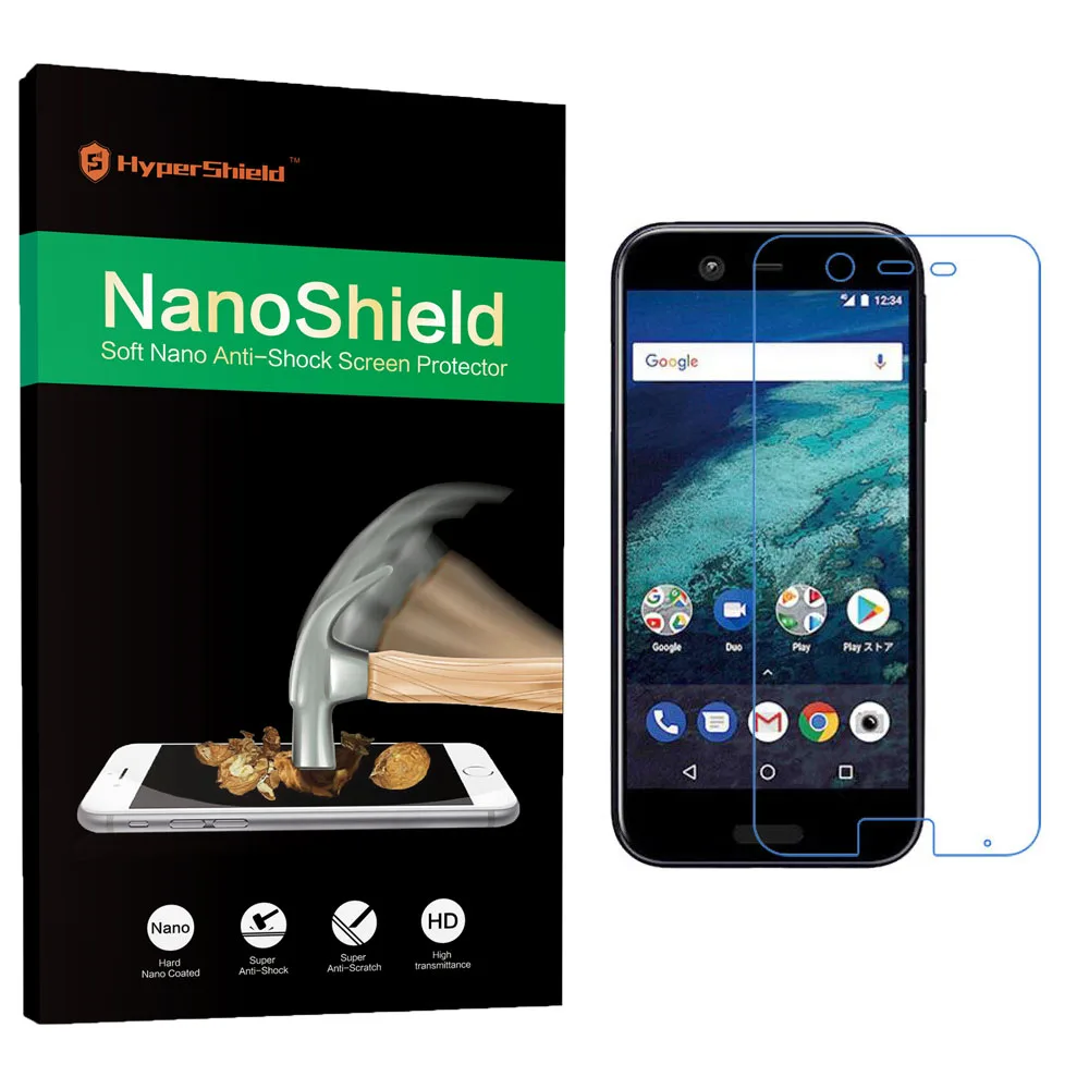 Нанощит Nano ceramic + ТПУ мягкий nano анти шок наружное Screen Protector Защитная пленка для Android