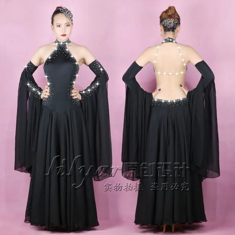 ballroom dance competition dresses standard social dresses waltz dress for ballroom dancing modern dance costumes backless
ballroom dance competition dresses standard social dresses waltz dress for ballroom dancing modern dance costumes backless