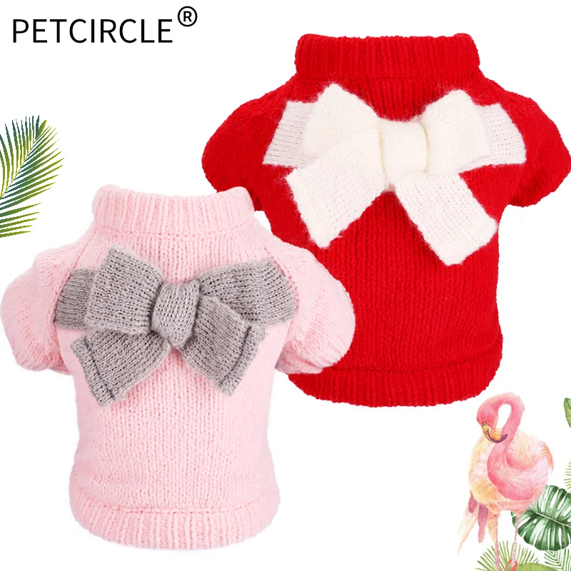 PETCIRCLE Pet Clothes Dog Puppy Teddy Pomeranian French Bulldog Chihuahua Autumn Winter Cat Clothes Bow Sweater
PETCIRCLE Pet Clothes Dog Puppy Teddy Pomeranian French Bulldog Chihuahua Autumn Winter Cat Clothes Bow Sweater