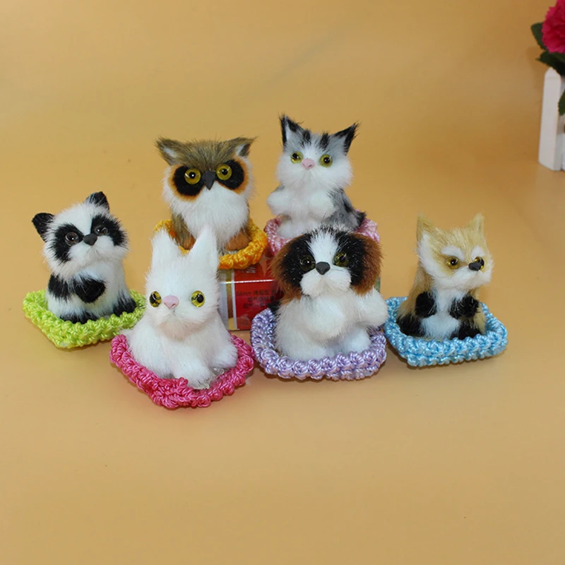 6pcs/lsets Simulated Small Animal Cat Squirrel Fox Cats Owl Puppy Little Rabbit Various Styles Pocket Animals Plush Doll
6pcs/lsets Simulated Small Animal Cat Squirrel Fox Cats Owl Puppy Little Rabbit Various Styles Pocket Animals Plush Doll