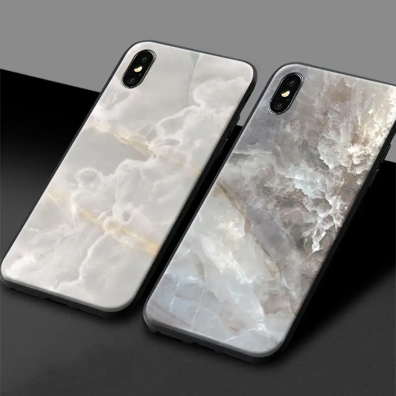 Мрамор Jade текстуры Новый Стекло Мягкий силиконовый чехол телефона для сяо mi 6 8 9 SE