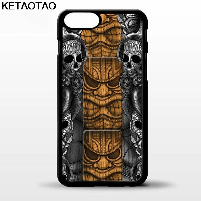 KETAOTAO Tiki чехлы для телефонов с изображением головы лица маори черепа iPhone 5C 5S 6S 7 8 Plus