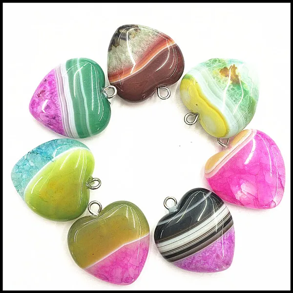 5pcs Nature Gem stone heart shape pendants size 20mm new agatee stone beads jewelry findings hot selling for charms women parts
5pcs Nature Gem stone heart shape pendants size 20mm new agatee stone beads jewelry findings hot selling for charms women parts
