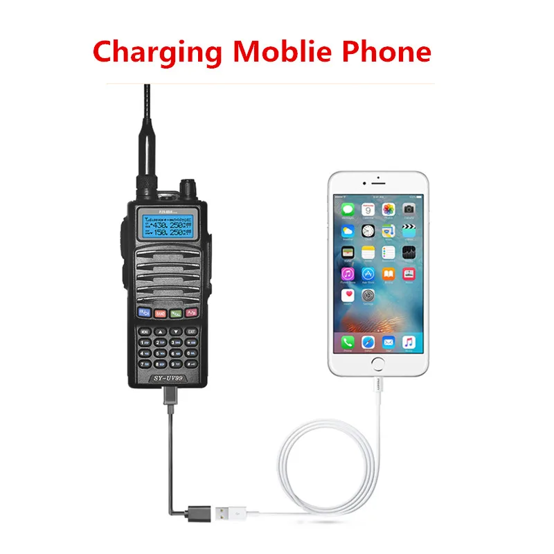 Портативная рация VHF \ UHF 136 174 400 520MHZ walkie talkie Ham Radio Transceiver Handheld digital Talkie|Рации| |