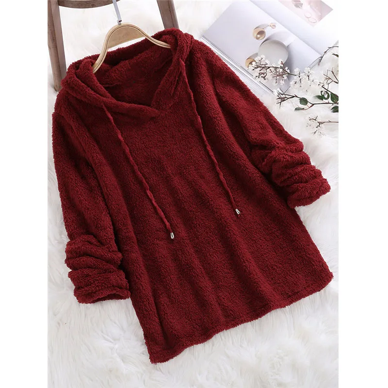 2019 Winter Fleece Sweater Oversized 5XL Sherpa Fleece Fluffy Thin Pullovers Hooded Women Big Size Casual Sweaters
2019 Winter Fleece Sweater Oversized 5XL Sherpa Fleece Fluffy Thin Pullovers Hooded Women Big Size Casual Sweaters