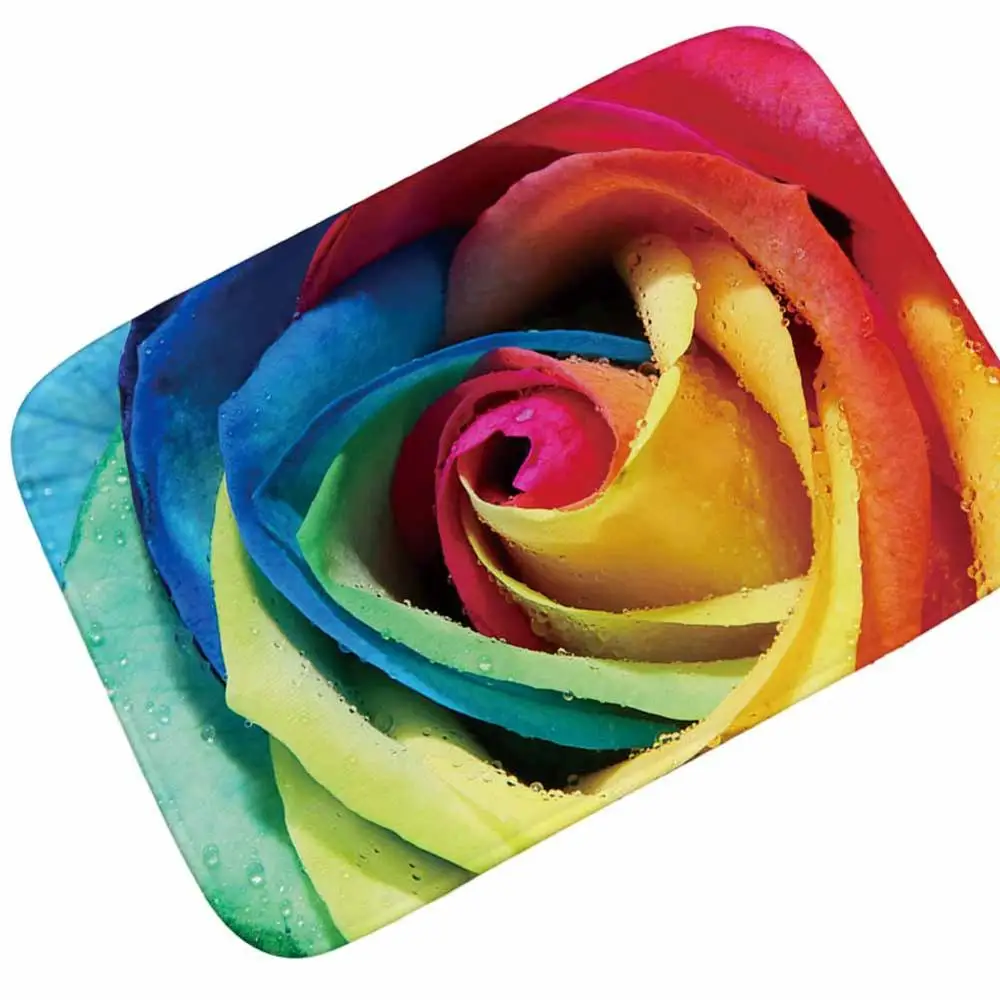 New Colorful Roses Flannel Print Carpets for Living room Bedroom Door Mat Kitchen Bathroom Anti-skid Mats/Rug Office Decor Rugs
New Colorful Roses Flannel Print Carpets for Living room Bedroom Door Mat Kitchen Bathroom Anti-skid Mats/Rug Office Decor Rugs