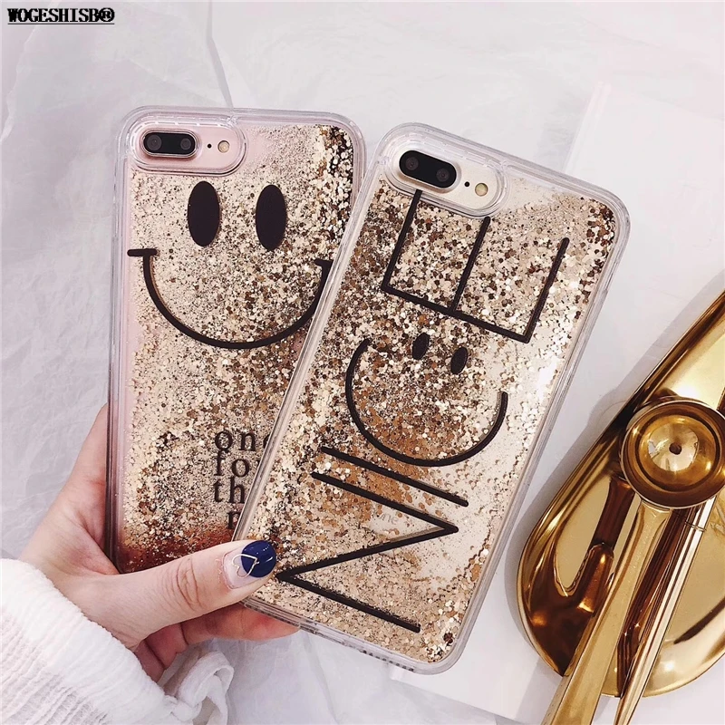 Luxury Dynamic Liquid Phone Case for iPhone 6 6s 7 8 Plus X XR Xs 12 mini 11 Pro Max Gold Nice Smile Face Cover Coque Cases
Luxury Dynamic Liquid Phone Case for iPhone 6 6s 7 8 Plus X XR Xs 12 mini 11 Pro Max Gold Nice Smile Face Cover Coque Cases