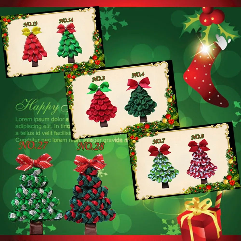 16piece New arrival for christmas day christmas tree made the newer handcustomize for kids Hair Accessories Free Shipping151203
16piece New arrival for christmas day christmas tree made the newer handcustomize for kids Hair Accessories Free Shipping151203