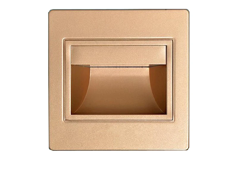 10pcs/lot LED Golden Square Recessed Stair Light Walkway Corridor Wall Corner Lamp Footlight New
10pcs/lot LED Golden Square Recessed Stair Light Walkway Corridor Wall Corner Lamp Footlight New