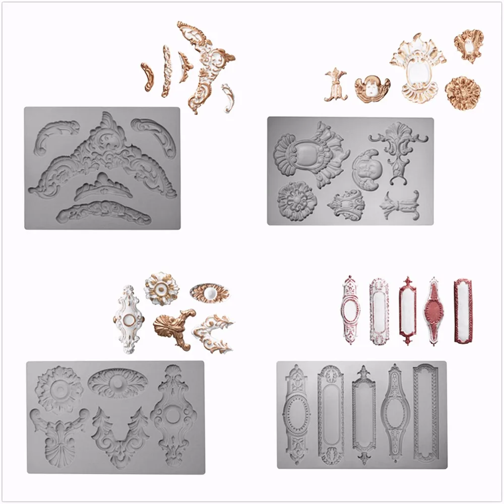Помадки CakeSilicone формы для конфет, печенья, выпечки, инструменты для украшения тортов, глина европейского Ретро шаблона
Помадки CakeSilicone формы для конфет, печенья, выпечки, инструменты для украшения тортов, глина европейского Ретро шаблона