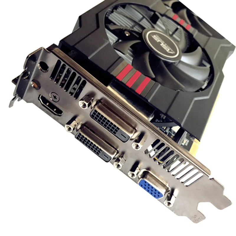 Б/у игровая Видеокарта ASUS GTX 750TI 2G GDDR5 100% бит хорошее состояние Протестировано!