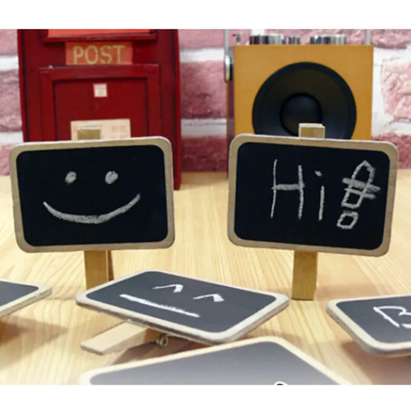 1pc Wooden Mini Cute Kawaii Blackboard Chalkboards Clips Holder for Paper Decoration Photo Album
1pc Wooden Mini Cute Kawaii Blackboard Chalkboards Clips Holder for Paper Decoration Photo Album