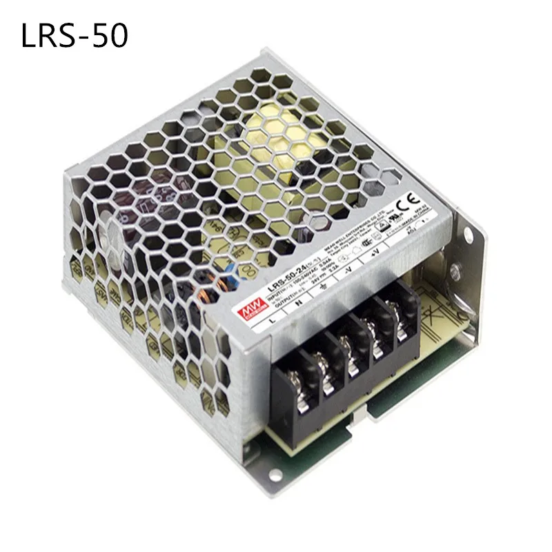 Mean well светодиодный драйвер MW LRS 35 w 50 75 100 150 200 350 тонкий трансформатор переключения