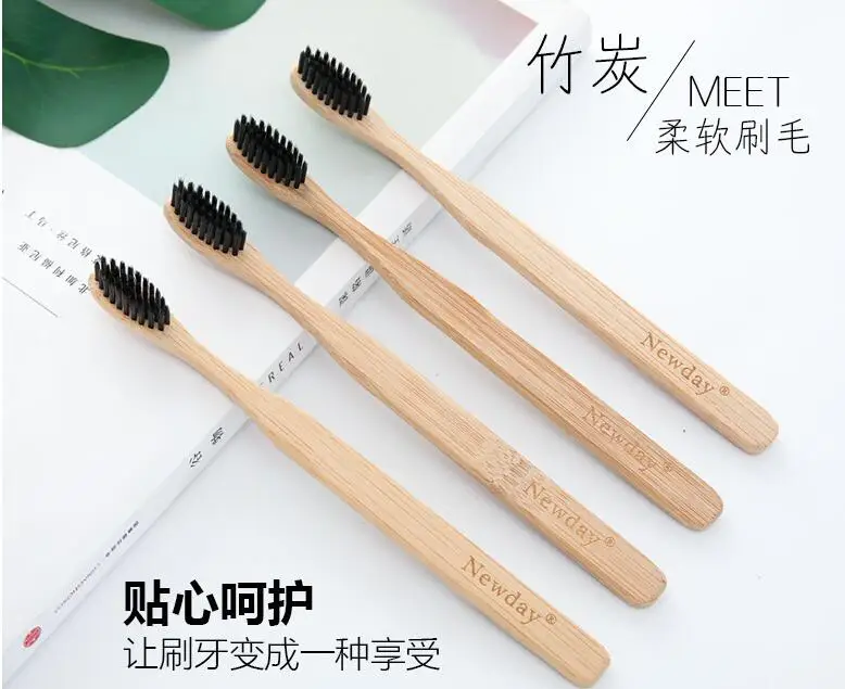 50Pcs Natural Bamboo Handle Toothbrush Wholesale Whitening Soft Bristles Bamboo Toothbrush Eco-friendly Oral Care
50Pcs Natural Bamboo Handle Toothbrush Wholesale Whitening Soft Bristles Bamboo Toothbrush Eco-friendly Oral Care