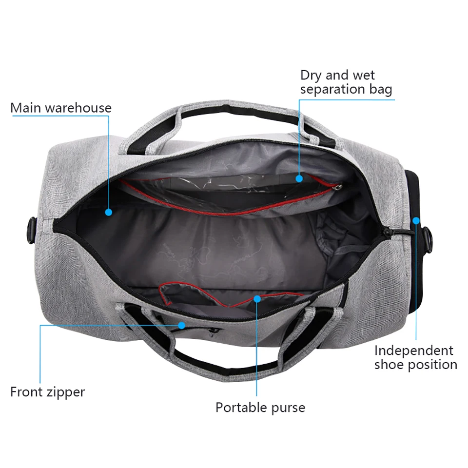 High Quality Gym Bag for Men Woment Outdoor Sport Travel Bags Yoga Mat Bags Handbag Shoulder Backpack Sports Fitness Bag Sac De
High Quality Gym Bag for Men Woment Outdoor Sport Travel Bags Yoga Mat Bags Handbag Shoulder Backpack Sports Fitness Bag Sac De