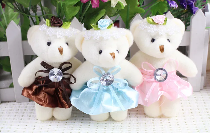 Random 2pcs 12cm Stuffed Doll 10 Colors Teddy Bear exquisite small plush toy teddy bear,Wedding Gift Animal soft plush Keychain
Random 2pcs 12cm Stuffed Doll 10 Colors Teddy Bear exquisite small plush toy teddy bear,Wedding Gift Animal soft plush Keychain