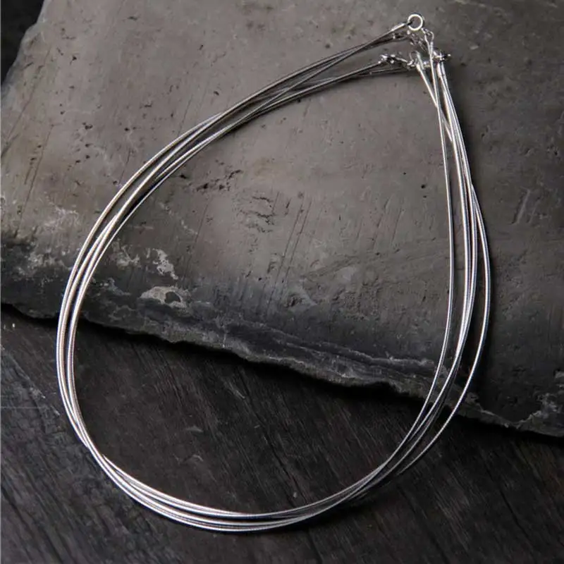 FNJ 925 Silver Snake Torques for Jewelry Making Chain width 1.2mm 1.5mm New Fashion Original S925 Thai Silver Women Men Necklace
FNJ 925 Silver Snake Torques for Jewelry Making Chain width 1.2mm 1.5mm New Fashion Original S925 Thai Silver Women Men Necklace