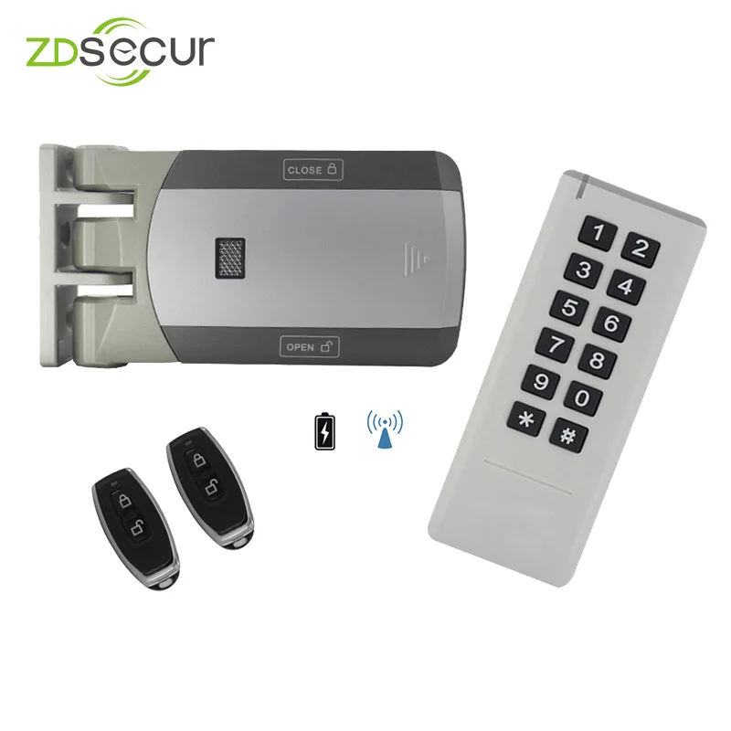 RFID and Password 433mHZ Wireless Door Access Control Lock System Kit with Wireless Exit Button
RFID and Password 433mHZ Wireless Door Access Control Lock System Kit with Wireless Exit Button