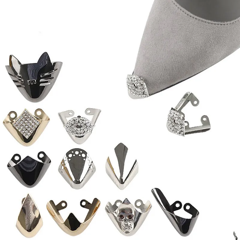 10 PCS/lot Pointed Shoes Protection Shoes Repair Broken Tip Set Of Hollow Out Grain Metal Head Cover Repair Parts
10 PCS/lot Pointed Shoes Protection Shoes Repair Broken Tip Set Of Hollow Out Grain Metal Head Cover Repair Parts