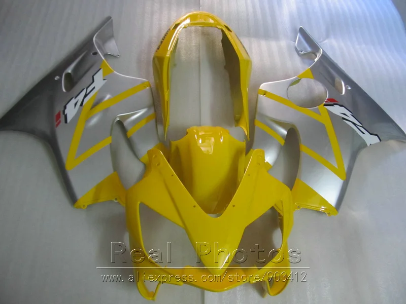 Инъекционный фотоэлемент для Honda CBR600 F4I 04-07 Желтый Серебряный комплект