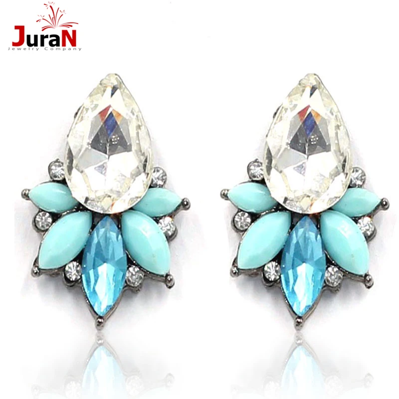 JURAN New Boucle Crystal Pendientes Jewelry Brincos Grandes Femme bijoux Summer Style Stud Fashion Earrings W3107 2022
JURAN New Boucle Crystal Pendientes Jewelry Brincos Grandes Femme bijoux Summer Style Stud Fashion Earrings W3107 2022