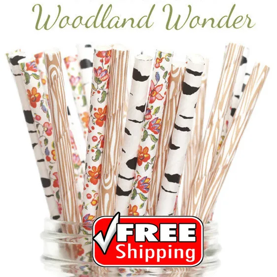 150pcs Mixed 3 Styles WOODLAND WONDER Themed Paper Straws-Wood Grain,Birch,Zebra,Flower,Floral-Rustic Wedding Party Picnic Bulk
150pcs Mixed 3 Styles WOODLAND WONDER Themed Paper Straws-Wood Grain,Birch,Zebra,Flower,Floral-Rustic Wedding Party Picnic Bulk