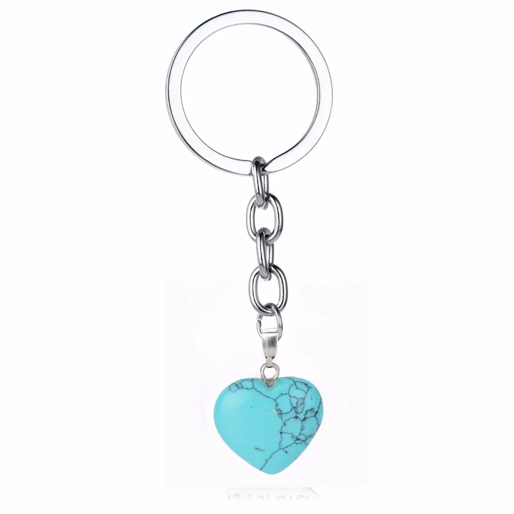 12PC/Lot Blue Natural Stone Keychain Crystal Quartz Healing Stone Heart Key Chain Keyring Gifts For Women Men Friends Jewelry
12PC/Lot Blue Natural Stone Keychain Crystal Quartz Healing Stone Heart Key Chain Keyring Gifts For Women Men Friends Jewelry