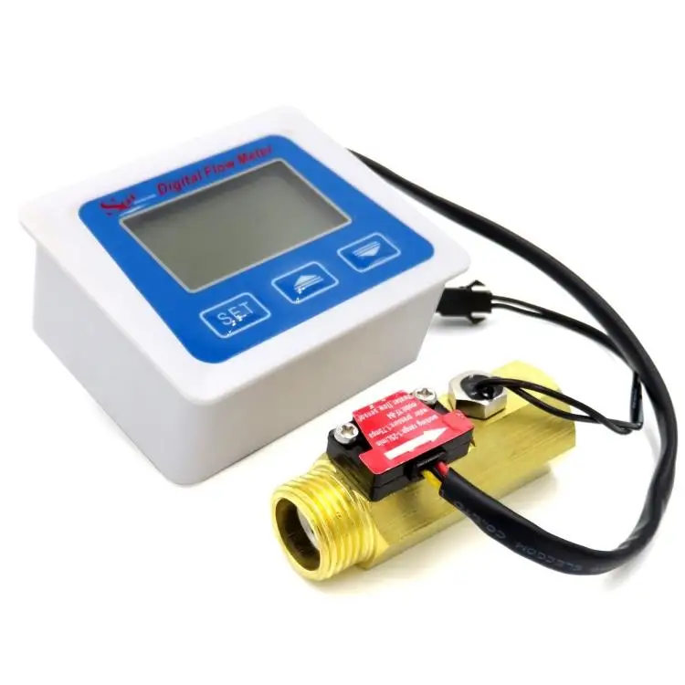 Цифровой расходомер Φ + измеритель температуры, латунный Датчик потока, ZJ-LCD-M Датчик Холла
Цифровой расходомер Φ + измеритель температуры, латунный Датчик потока, ZJ-LCD-M Датчик Холла