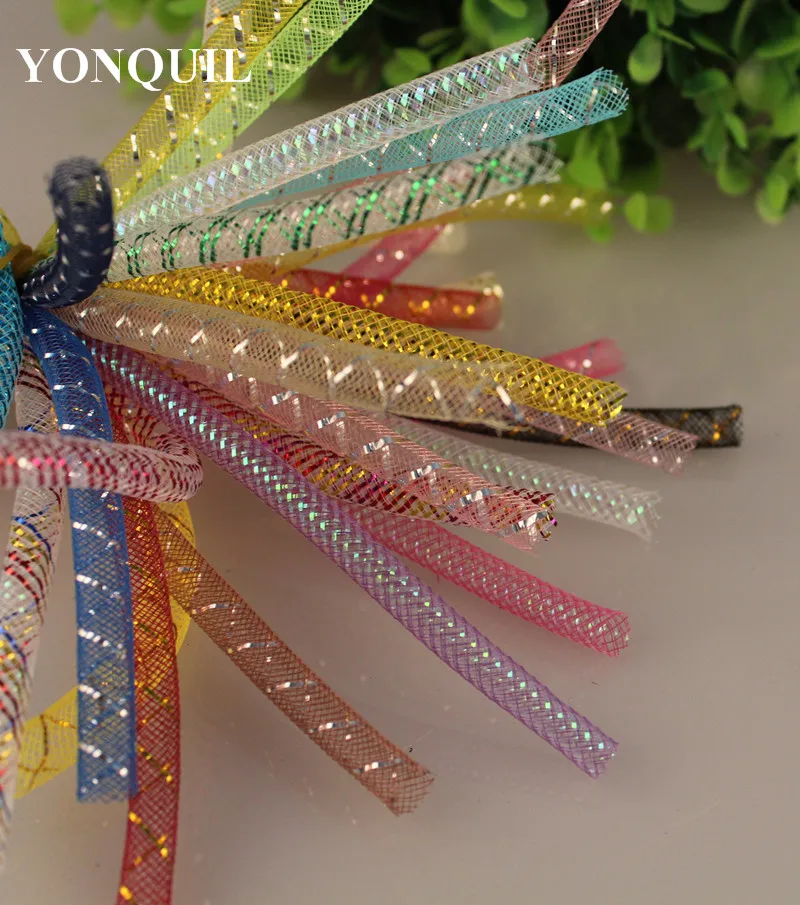 Metallic 4MM Tubular Horsehair Crinoline Tube Crin Net Nylon Trimming For Fascinator DIY Hair Accessories 100Yds/Lot 24 Colors
Metallic 4MM Tubular Horsehair Crinoline Tube Crin Net Nylon Trimming For Fascinator DIY Hair Accessories 100Yds/Lot 24 Colors