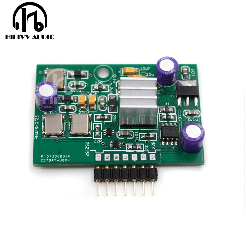 Фото Hi Fi декодер карты XMOS U8 чип PCM 7 контактов AK4399 DAC7 ESS9018 AK4495 USB плата мощности|power