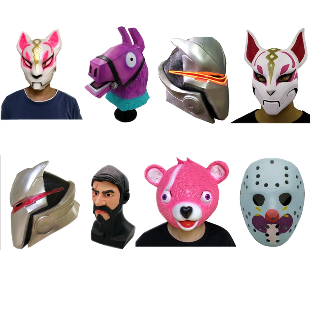 Battle Royale Cosplay Fox Drift Llama Mask LED Omega Oblivion Mask Carnival Party Costume Props Latex
Battle Royale Cosplay Fox Drift Llama Mask LED Omega Oblivion Mask Carnival Party Costume Props Latex