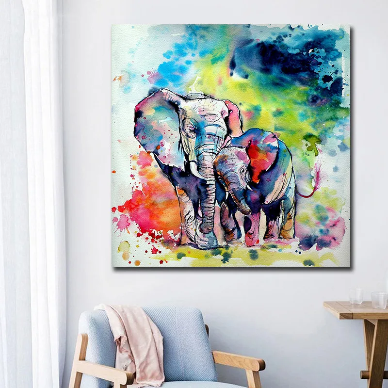 DROPSHIPPING Abstract Watercolor Canvas Elephant Painting Nordic Posters And Prints Pop Wall Art Pictures For Living Room Decor
DROPSHIPPING Abstract Watercolor Canvas Elephant Painting Nordic Posters And Prints Pop Wall Art Pictures For Living Room Decor