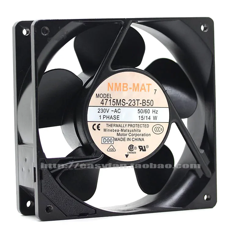 Новый NMB-MAT NMB 4715MS-23T-B50 12 см 12038 230V 15 Вт постоянного тока системы Корпус Вентилятор охлаждения
Новый NMB-MAT NMB 4715MS-23T-B50 12 см 12038 230V 15 Вт постоянного тока системы Корпус Вентилятор охлаждения