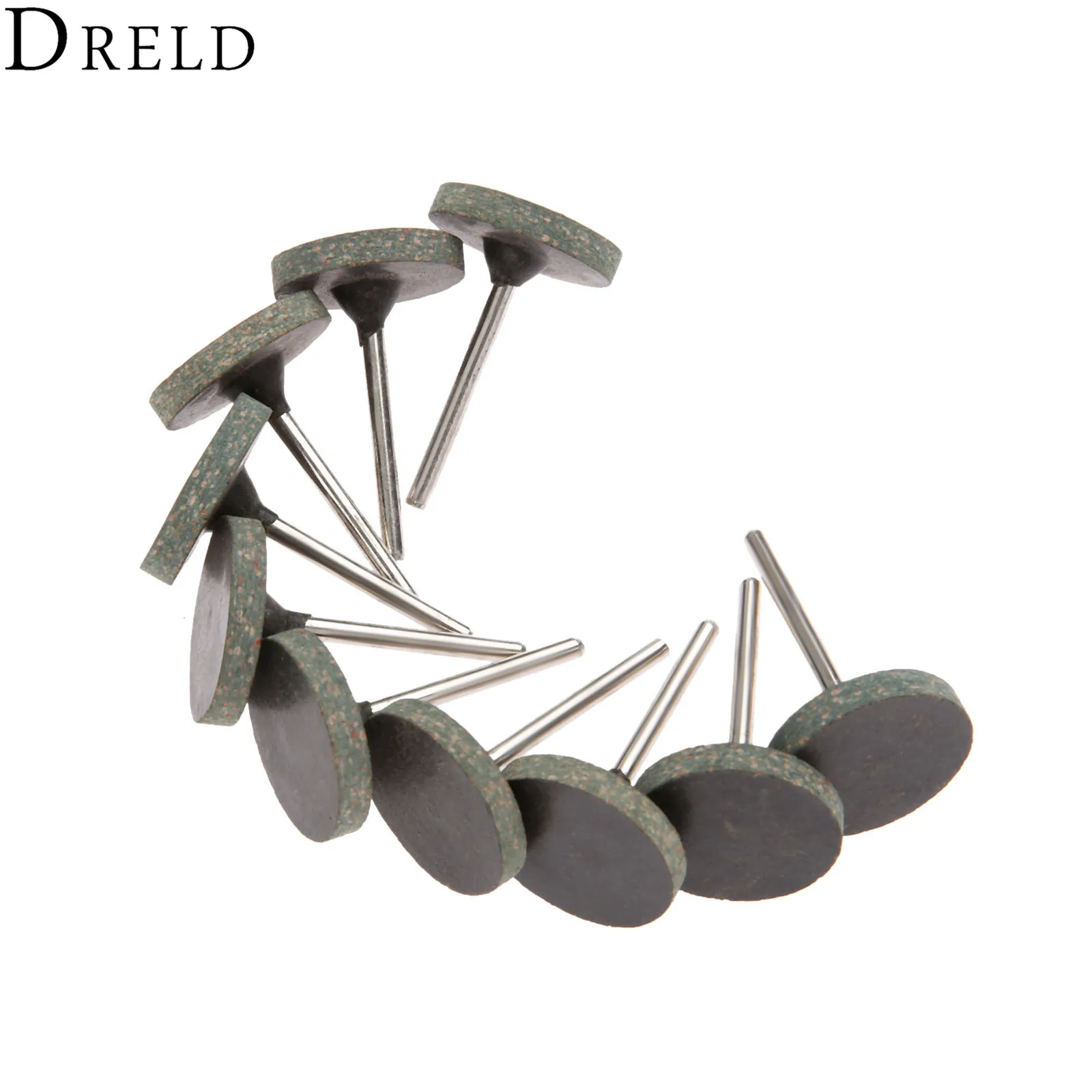 DRELD 10 шт. Dremel аксессуары с фокусным расстоянием 25 мм резиновая Шлифовальная