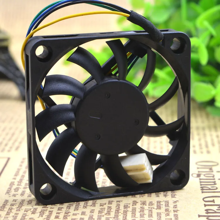 Original 6010 6cm DA06010B12L 12v 0.17a 60 * 60 * 10MM 4-wire PWM speed ultra-thin fan
Original 6010 6cm DA06010B12L 12v 0.17a 60 * 60 * 10MM 4-wire PWM speed ultra-thin fan
