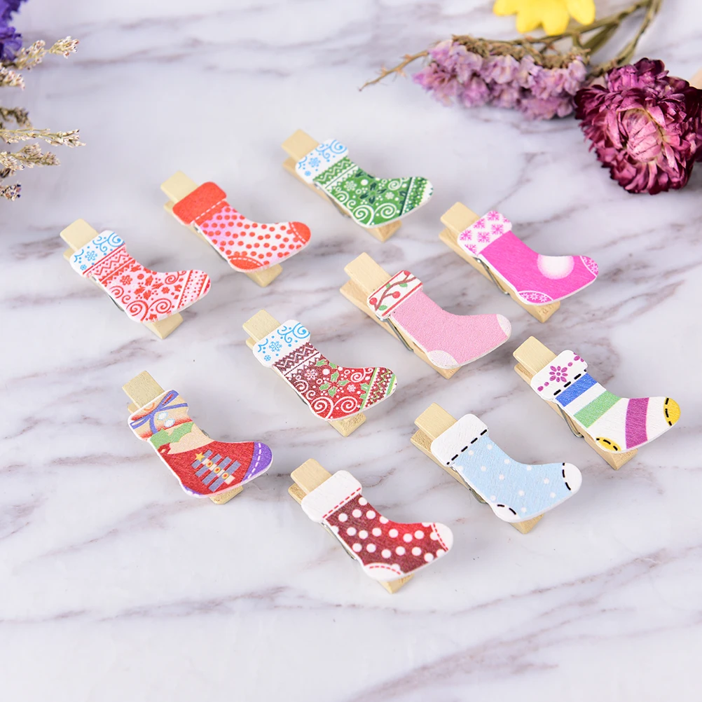 10Pcs Christmas Wood Clips New 3.5*2cm Christmas Sock Clips For Christmas Tree Wedding Decorative Crafts House Ornaments
10Pcs Christmas Wood Clips New 3.5*2cm Christmas Sock Clips For Christmas Tree Wedding Decorative Crafts House Ornaments