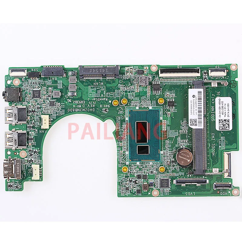PAILIANG Laptop motherboard for DELL Inspirion 3000 11 3137 2995U PC Mainboard CN-0WVG6X 0WVG6X DA0ZM3MB8D0 tesed DDR3
PAILIANG Laptop motherboard for DELL Inspirion 3000 11 3137 2995U PC Mainboard CN-0WVG6X 0WVG6X DA0ZM3MB8D0 tesed DDR3