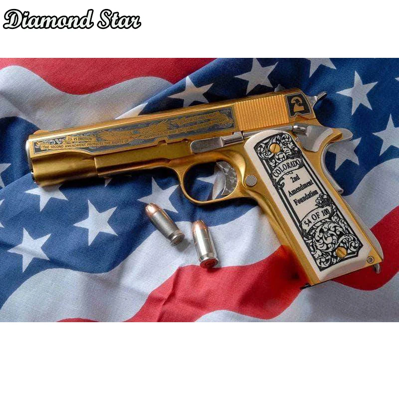 Full Square Drill 5D DIY Diamond Painting pistol 3D Embroidery Cross Stitch 5D Home Decor Gift
Full Square Drill 5D DIY Diamond Painting pistol 3D Embroidery Cross Stitch 5D Home Decor Gift