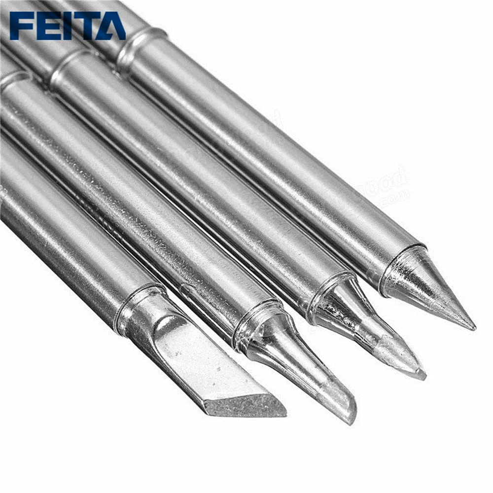 FEITA T12-B T12-BC2 T12-D24 T12-K 4pcs/Lot Soldering iron tips heads for FX951 Soldering Station DIY Phone Repair Tools
FEITA T12-B T12-BC2 T12-D24 T12-K 4pcs/Lot Soldering iron tips heads for FX951 Soldering Station DIY Phone Repair Tools