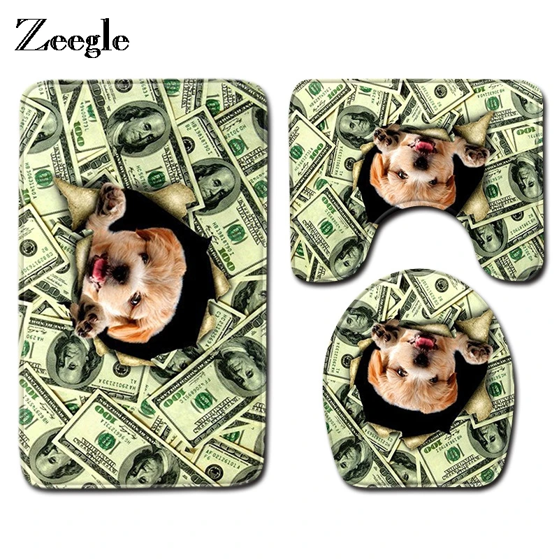 Zeegle Pet Bath Mat Bathroom Carpet Toilet Rug Foot Mat Anti-slip Toilet Mat Bathroom Rug Absorbent Bath Mat Set Bath Rugs
Zeegle Pet Bath Mat Bathroom Carpet Toilet Rug Foot Mat Anti-slip Toilet Mat Bathroom Rug Absorbent Bath Mat Set Bath Rugs