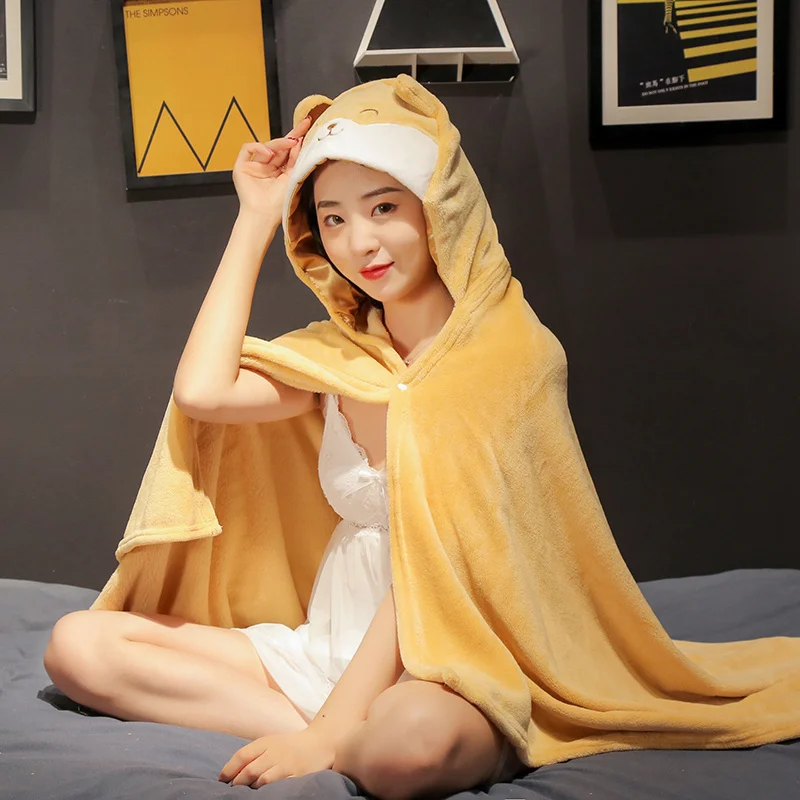 1pc 90*170cm Harajuku Style Cloak Kawaii Girls Husky Cosplay Cape Lovely Anime Animal Halloween Costume Homewear Men Women Boy | Игрушки и