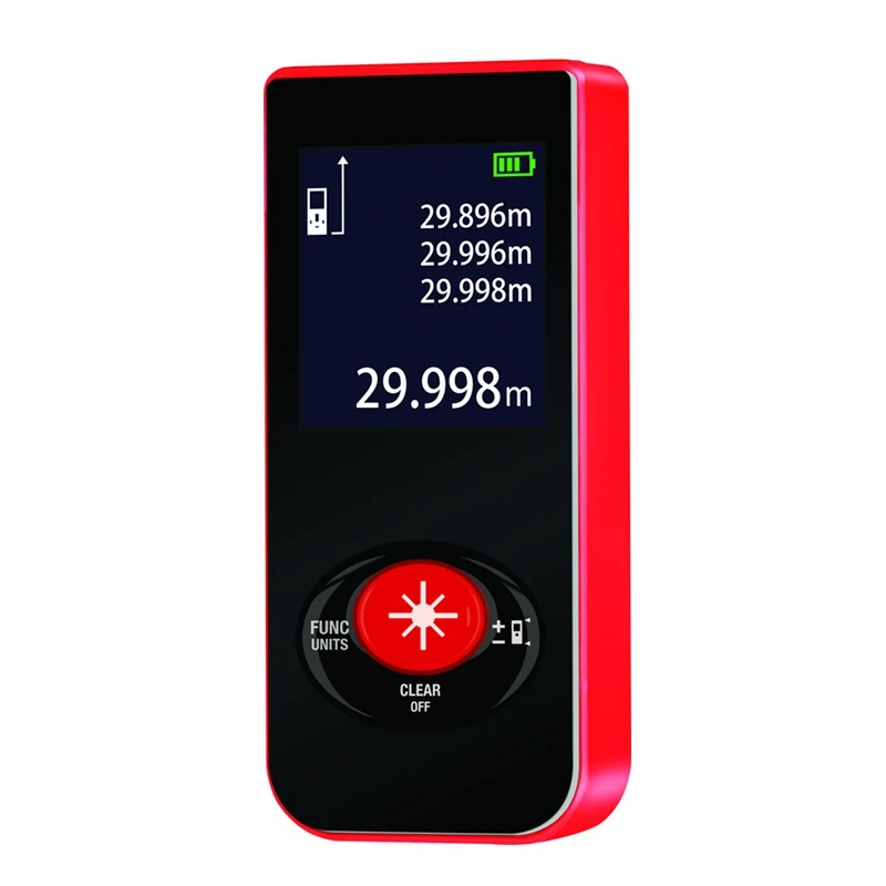 Pocket Laser Rangefinder 30M 60m USB Digital Laser Distance Meter Laser Area Volume roulette IP54 Infrared Construction Tools
Pocket Laser Rangefinder 30M 60m USB Digital Laser Distance Meter Laser Area Volume roulette IP54 Infrared Construction Tools