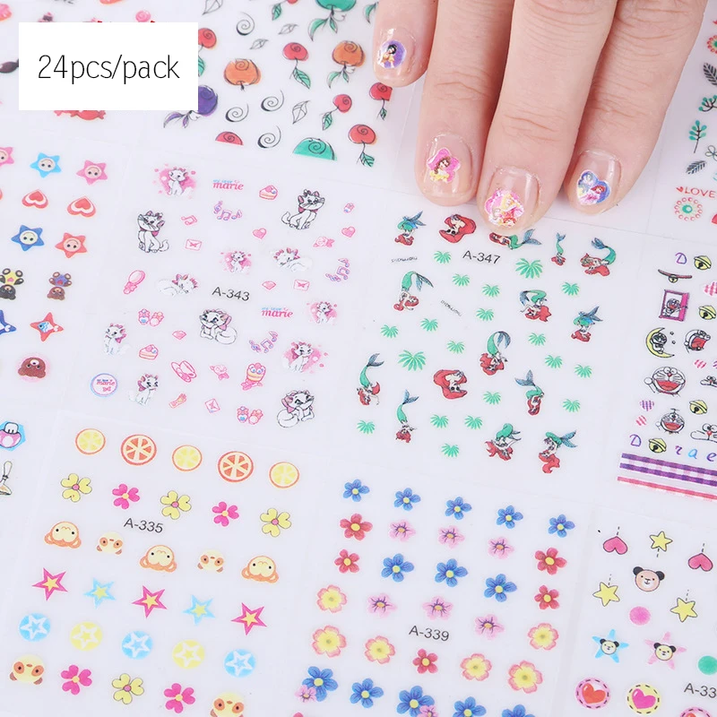 24 Sheets/Pack Mermaid Child Cartoon Beauty 3D Nail Art StickersAdhesive Decals Nail Art Decorations Manicure Nails Sticker Tool
24 Sheets/Pack Mermaid Child Cartoon Beauty 3D Nail Art StickersAdhesive Decals Nail Art Decorations Manicure Nails Sticker Tool