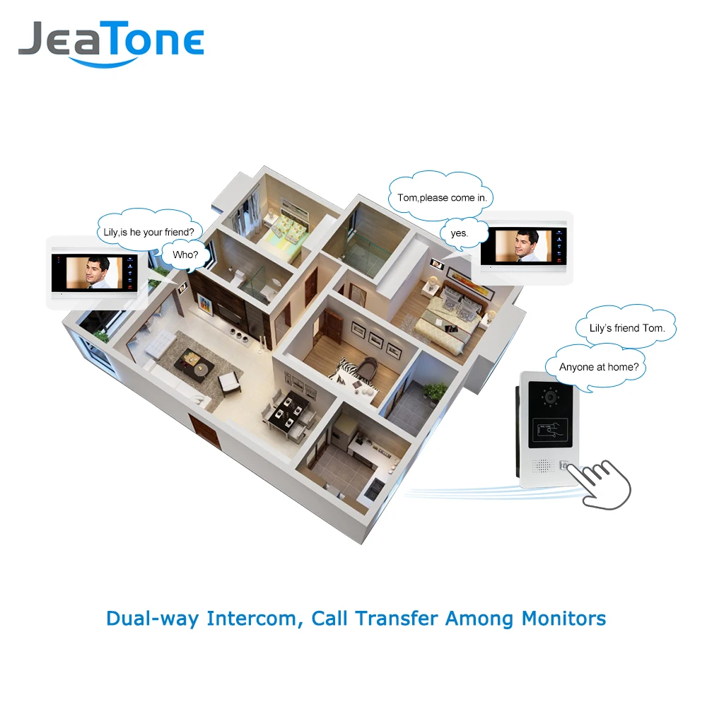 7" Video Door Phone Doorbell Video Intercom System Security Access Control Kits Waterproof Wide View Angle Call Panel RFID Card
7" Video Door Phone Doorbell Video Intercom System Security Access Control Kits Waterproof Wide View Angle Call Panel RFID Card