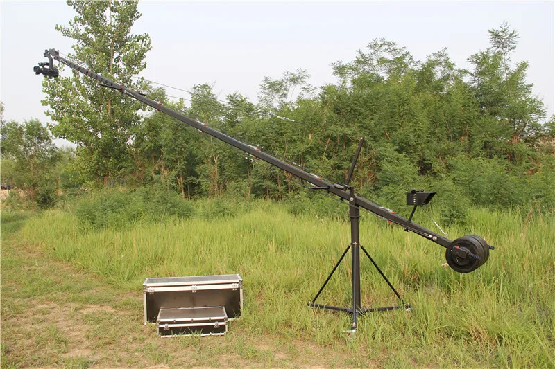 jib crane 8m 2-axis Octagon pan tilt head portable camera crane dslr with dolly and monitor Factory supply
jib crane 8m 2-axis Octagon pan tilt head portable camera crane dslr with dolly and monitor Factory supply