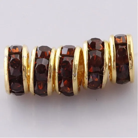 Free Shipping!6MM Brown Rhinestone Crystal Rondelle DIY Spacer Beads Findings 200PCS
Free Shipping!6MM Brown Rhinestone Crystal Rondelle DIY Spacer Beads Findings 200PCS