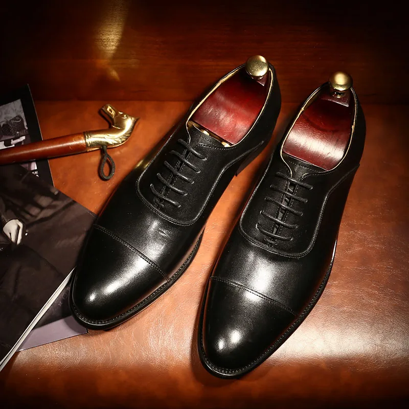 Italy style handmade Men's business oxfords mens wedding shoes real leather pointed groom shoe brown/black lace up classic flats
Italy style handmade Men's business oxfords mens wedding shoes real leather pointed groom shoe brown/black lace up classic flats