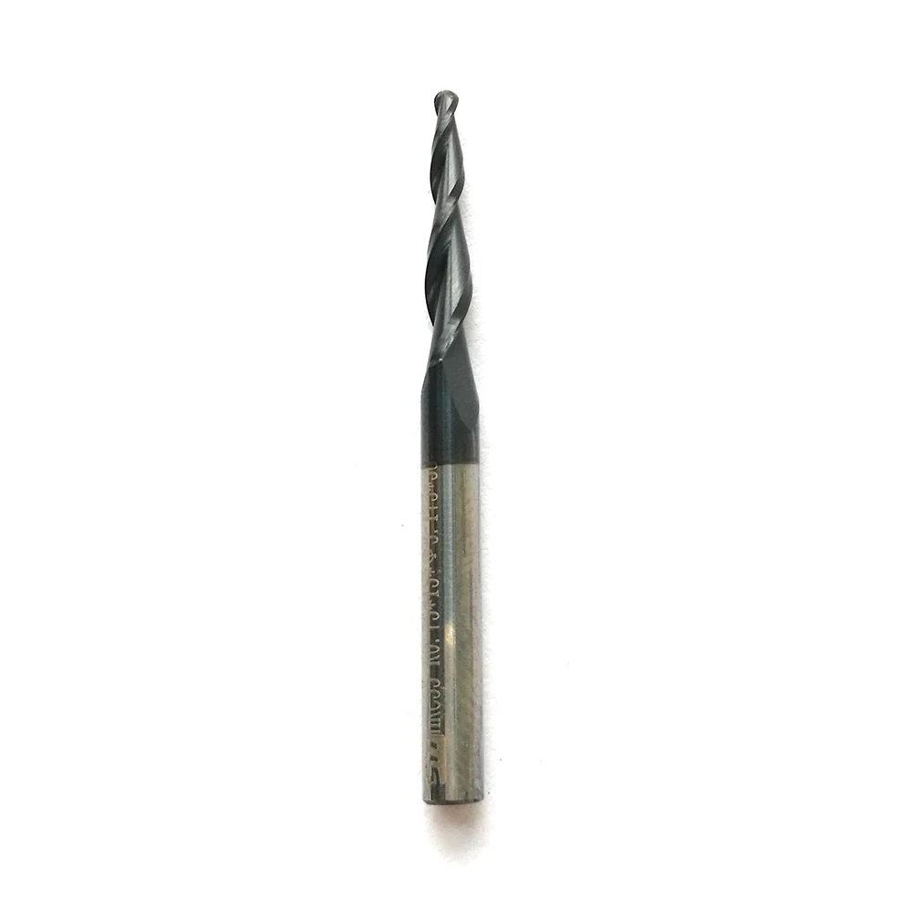 1 шт. HRC55 R0.75 * D4 15 50L 2F вольфрамовые твердосплавные концевые фрезы с покрытием